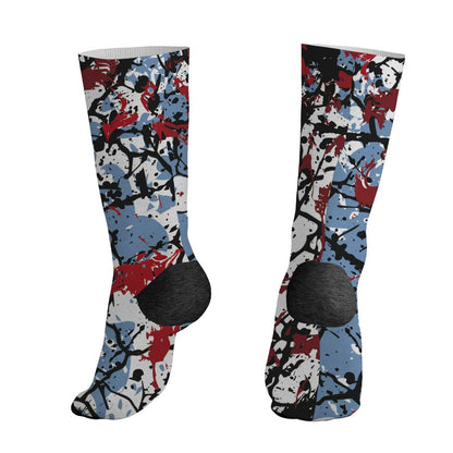 Fire-Red-5s-NastyJamz-Socks-Match-Pattern-Slasher-All-Over-Print