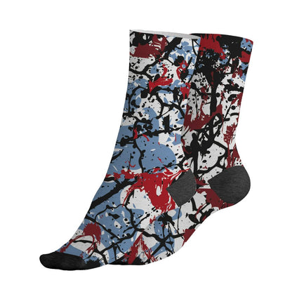 Fire-Red-5s-NastyJamz-Socks-Match-Pattern-Slasher-All-Over-Print