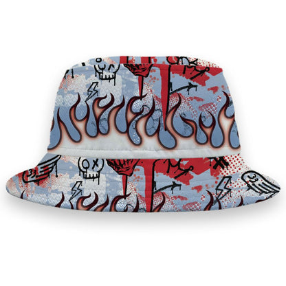 Fire-Red-5s-NastyJamz-Bucket-Hat-Match-Run-Into-Fear-All-Over-Print