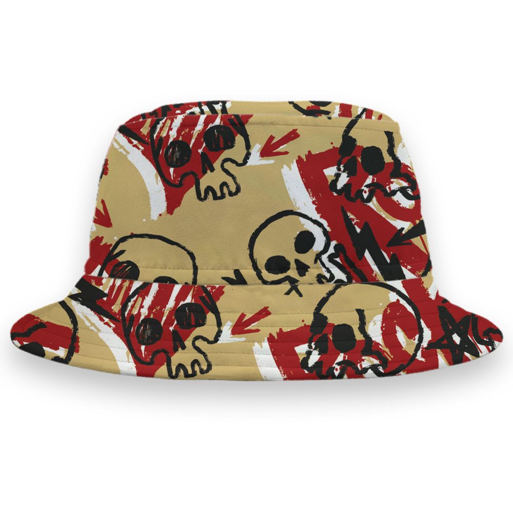 Pizza-4s-NastyJamz-Bucket-Hat-Match-Love-Rock-Pattern-All-Over-Print