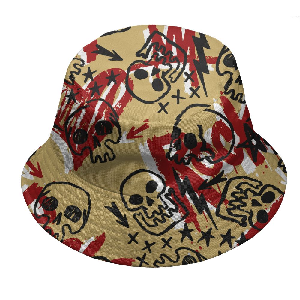 Pizza-4s-NastyJamz-Bucket-Hat-Match-Love-Rock-Pattern-All-Over-Print
