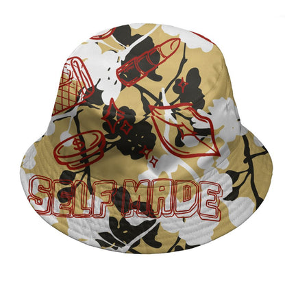 Pizza-4s-NastyJamz-Bucket-Hat-Match-Sneaker-Girl-Selfmade-All-Over-Print