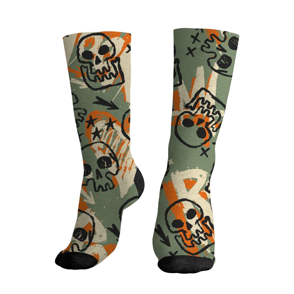 Undefeated-4s-NastyJamz-Socks-Match-Love-Rock-Pattern-All-Over-Print
