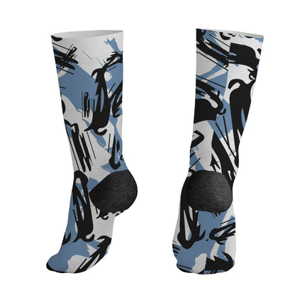 Fire-Red-5s-NastyJamz-Socks-Match-Pattern-Money-Tree-All-Over-Print