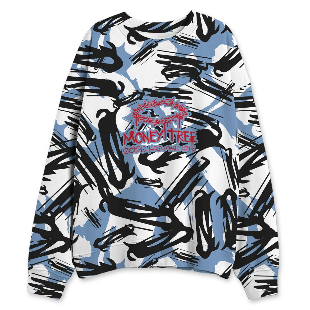 Fire-Red-5s-NastyJamz-Sweatshirt-Match-Pattern-Money-Tree-All-Over-Print