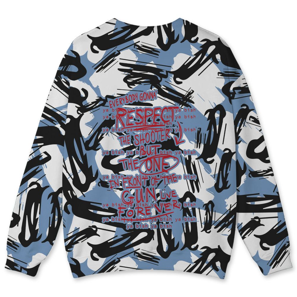 Fire-Red-5s-NastyJamz-Sweatshirt-Match-Pattern-Money-Tree-All-Over-Print