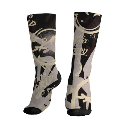 While-You-Were-Sleeping-4s-NastyJamz-Socks-Match-Pattern-Luther-Team-All-Over-Print