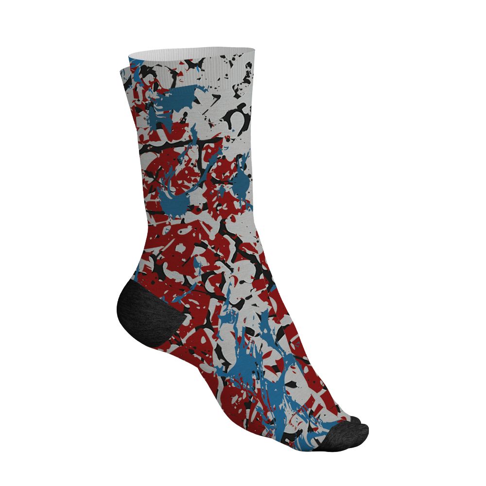 Spizike-Bordeaux-NastyJamz-Socks-Match-Pattern-Slasher-All-Over-Print