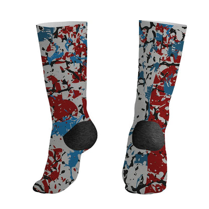 Spizike-Bordeaux-NastyJamz-Socks-Match-Pattern-Slasher-All-Over-Print