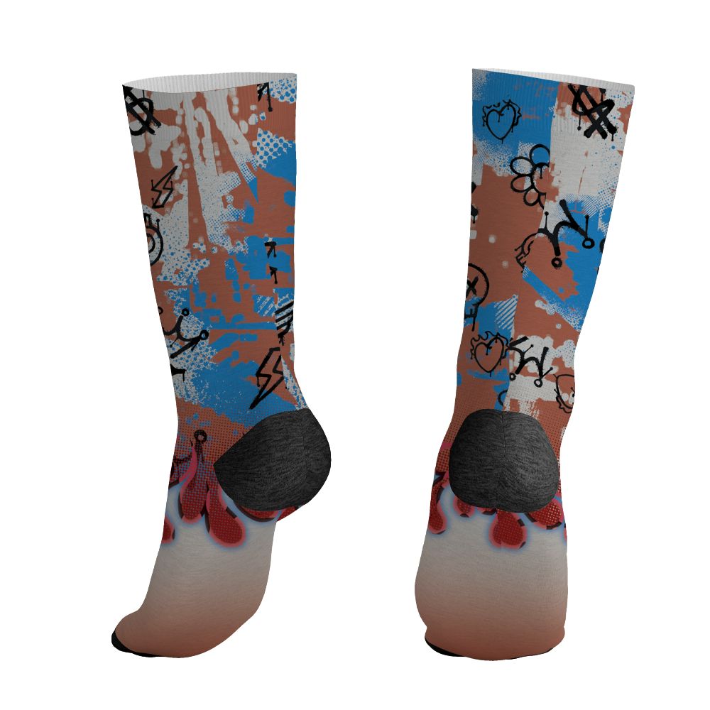 Spizike-Bordeaux-NastyJamz-Socks-Match-Run-Into-Fear-All-Over-Print