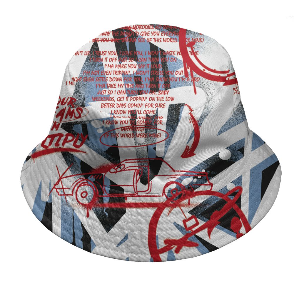 Fire-Red-5s-NastyJamz-Bucket-Hat-Match-Pattern-Luther-Team-All-Over-Print