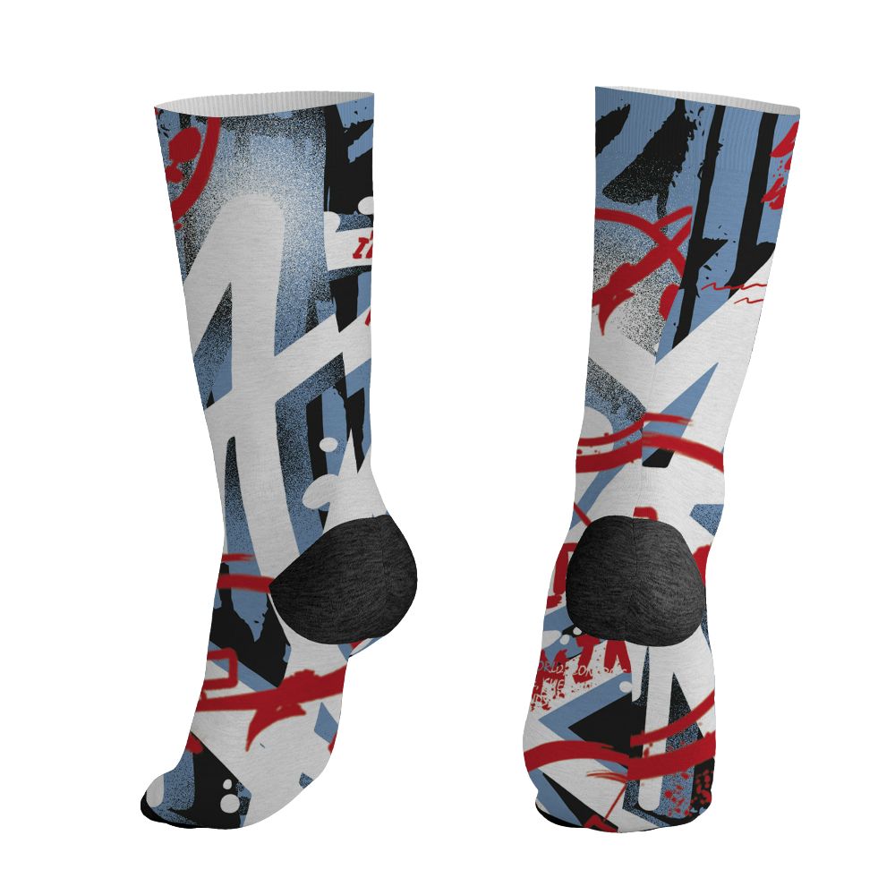 Fire-Red-5s-NastyJamz-Socks-Match-Pattern-Luther-Team-All-Over-Print