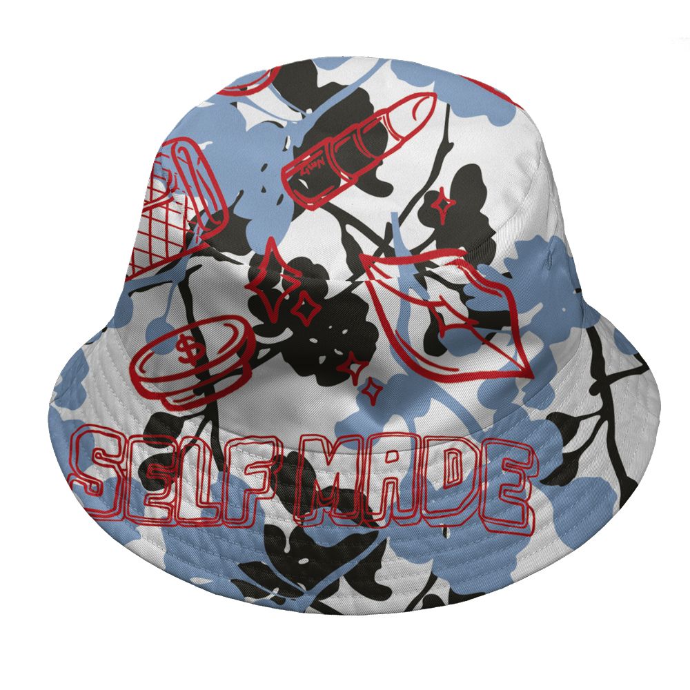Fire-Red-5s-NastyJamz-Bucket-Hat-Match-Sneaker-Girl-Selfmade-All-Over-Print