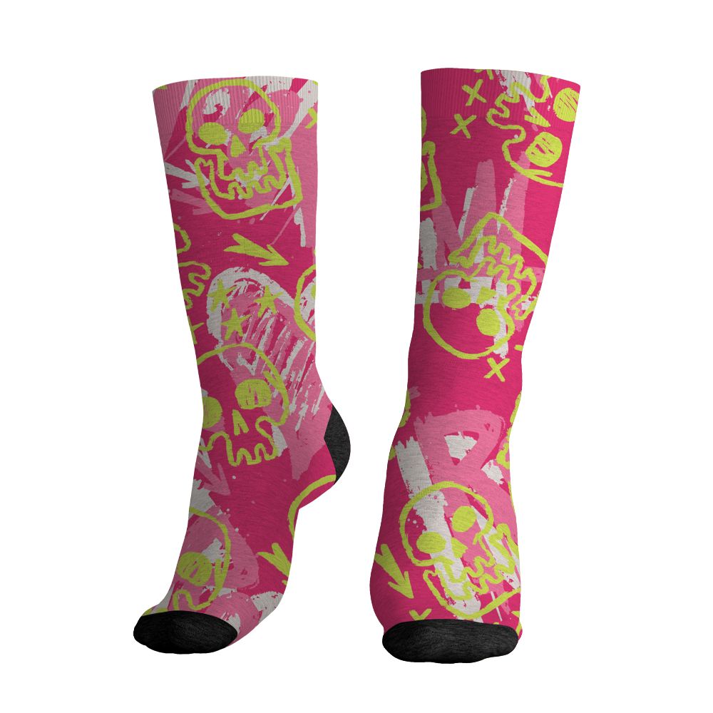 GF-7-Live-Wire-NastyJamz-Socks-Match-Love-Rock-Pattern-All-Over-Print