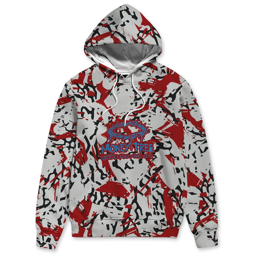 Spizike-Bordeaux-NastyJamz-Hoodie-Match-Pattern-Money-Tree-All-Over-Print