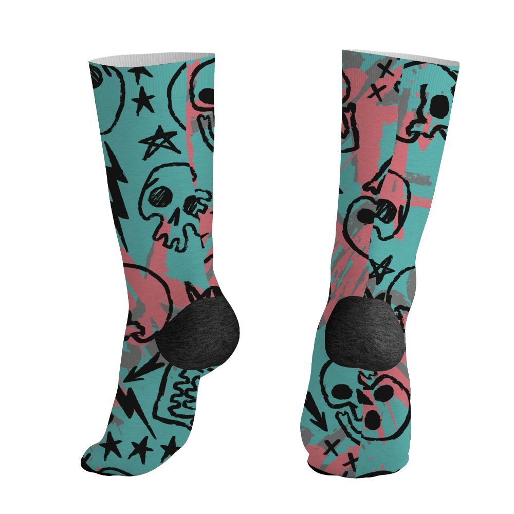 NBL-740-Cyber-Jade-NastyJamz-Socks-Match-Love-Rock-Pattern-All-Over-Print