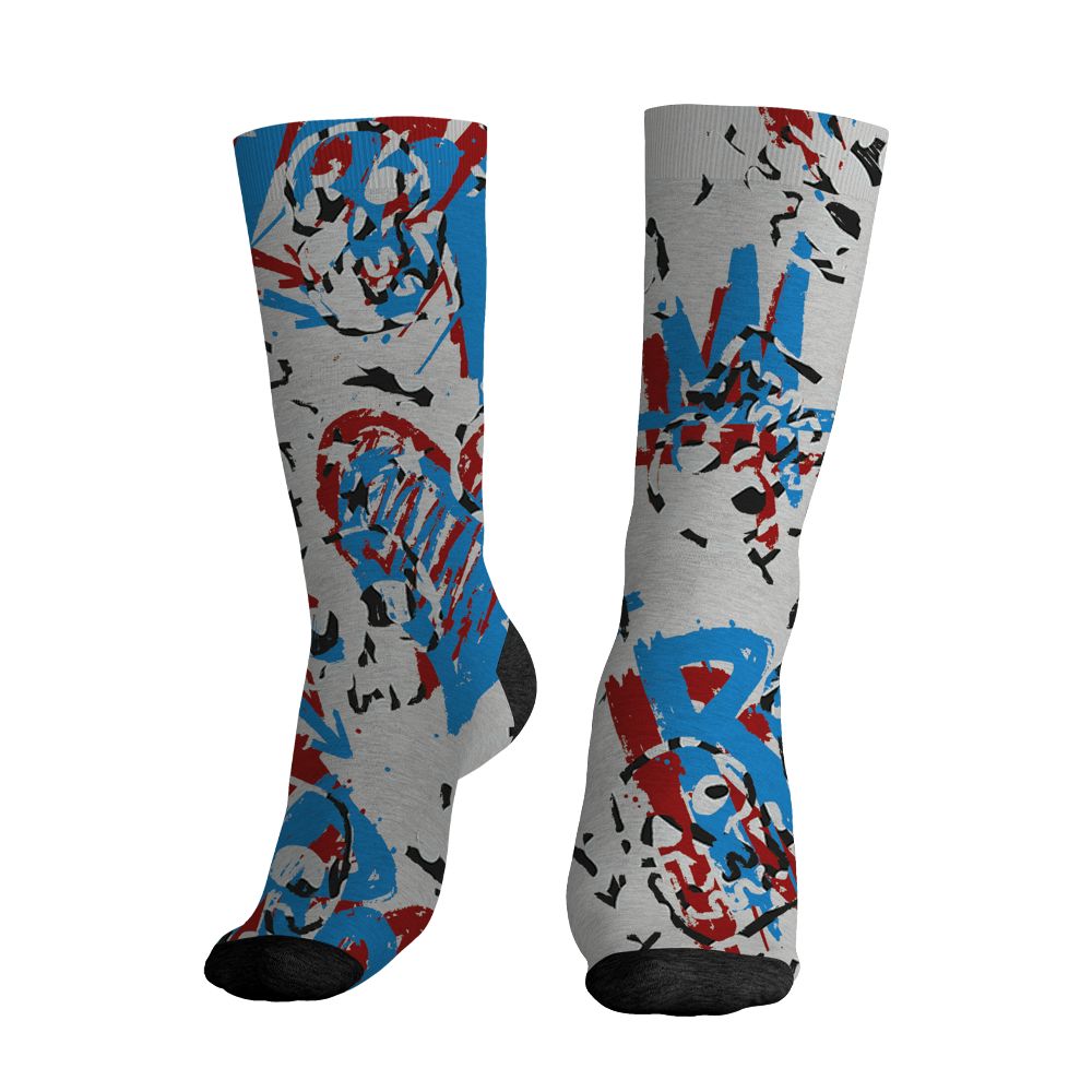 Spizike-Bordeaux-NastyJamz-Socks-Match-Love-Rock-Pattern-All-Over-Print