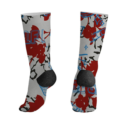 Spizike-Bordeaux-NastyJamz-Socks-Match-Sneaker-Girl-Selfmade-All-Over-Print