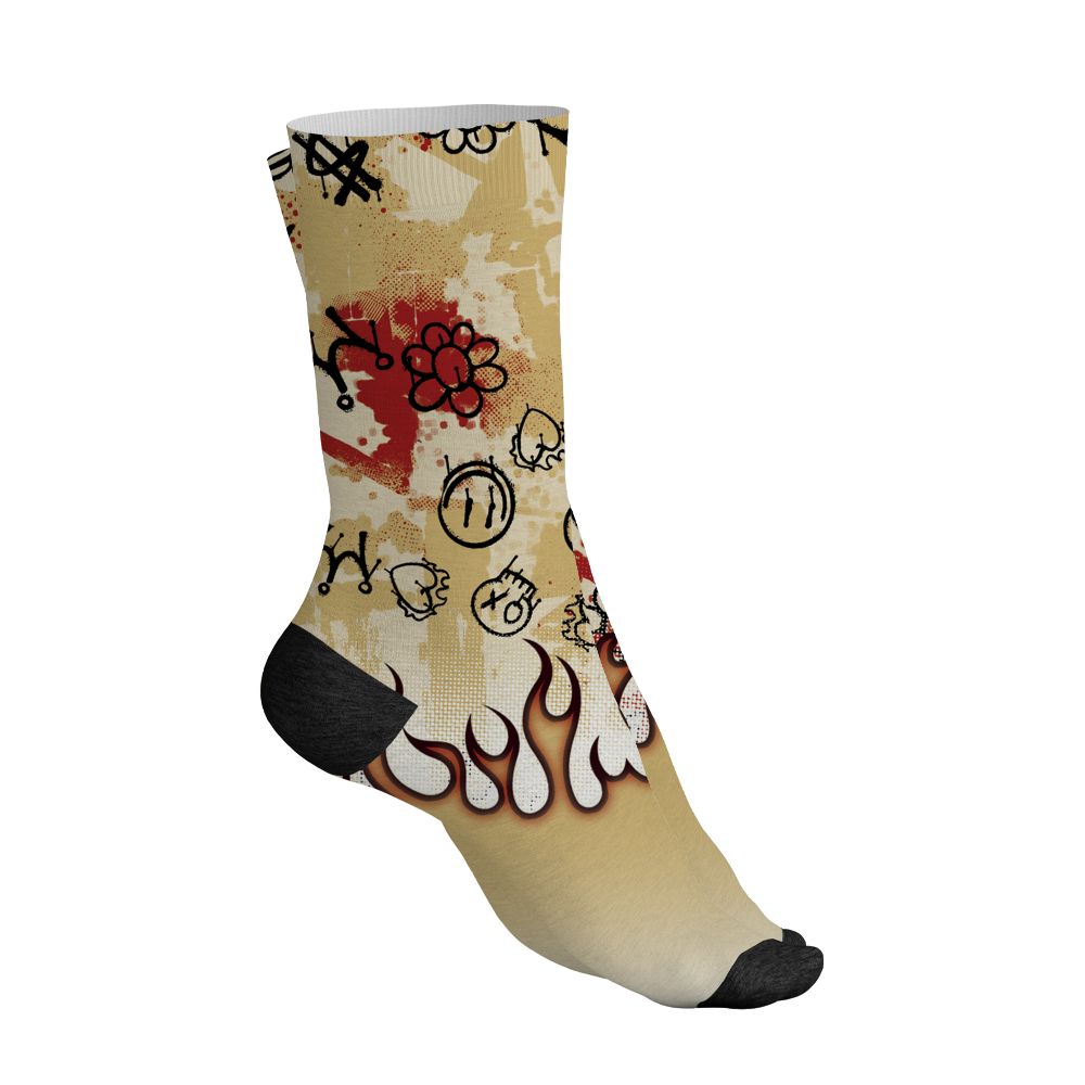 Pizza-4s-NastyJamz-Socks-Match-Run-Into-Fear-All-Over-Print