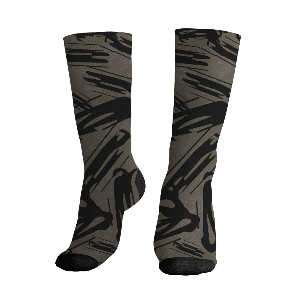 Cave-Stone-4s-NastyJamz-Socks-Match-Pattern-Money-Tree-All-Over-Print