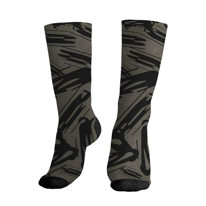 Cave-Stone-4s-NastyJamz-Socks-Match-Pattern-Money-Tree-All-Over-Print