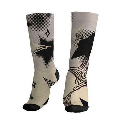 While-You-Were-Sleeping-4s-NastyJamz-Socks-Match-Pattern-With-All-The-Stars-All-Over-Print