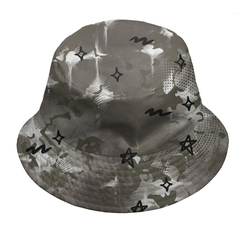 Cave-Stone-4s-NastyJamz-Bucket-Hat-Match-Sneaker-Girl-Nail-All-Over-Print
