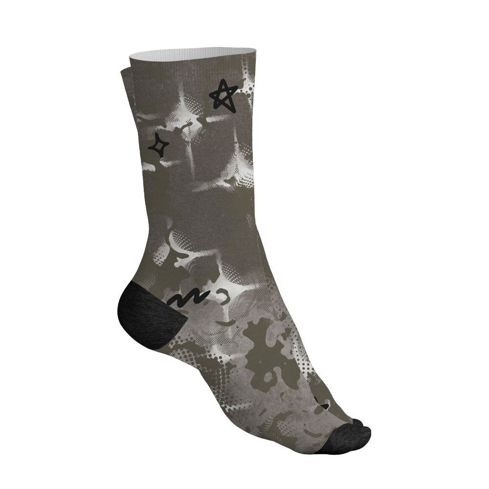 Cave-Stone-4s-NastyJamz-Socks-Match-Sneaker-Girl-Nail-All-Over-Print
