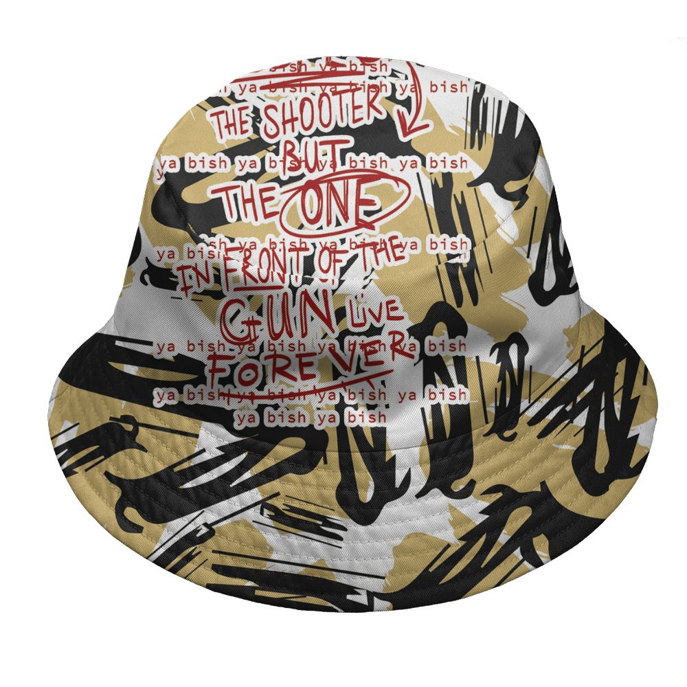 Pizza-4s-NastyJamz-Bucket-Hat-Match-Pattern-Money-Tree-All-Over-Print