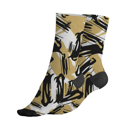 Pizza-4s-NastyJamz-Socks-Match-Pattern-Money-Tree-All-Over-Print