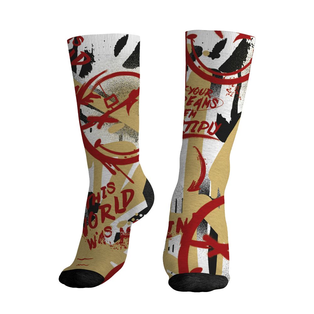 Pizza-4s-NastyJamz-Socks-Match-Pattern-Luther-Team-All-Over-Print