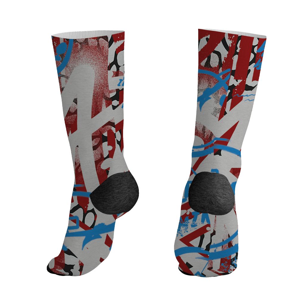 Spizike-Bordeaux-NastyJamz-Socks-Match-Pattern-Luther-Team-All-Over-Print