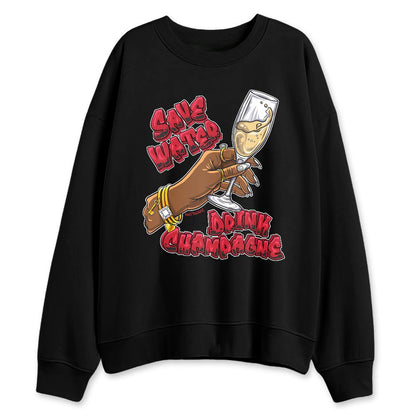 Fire-Red-5s-NastyJamz-Sweatshirt-Match-Drink-Champagne