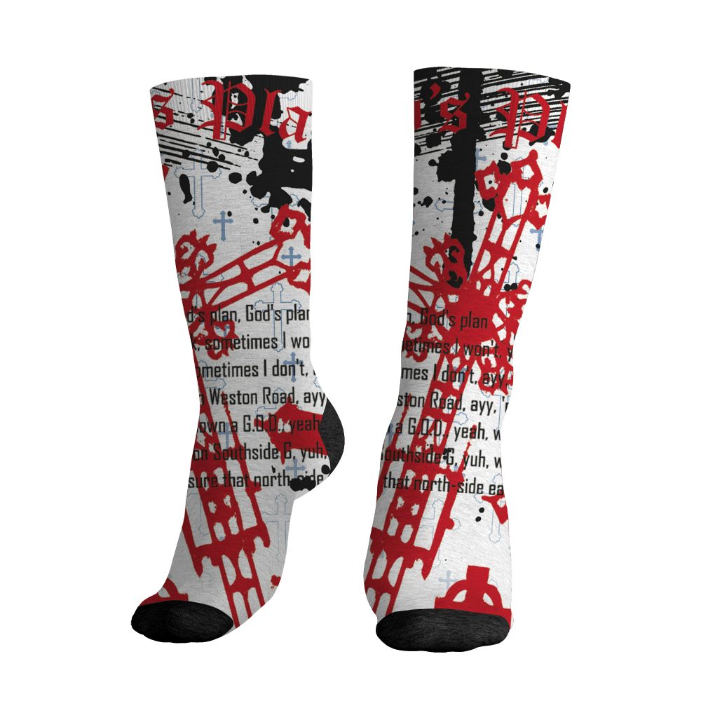 Fire-Red-5s-NastyJamz-Socks-Match-Pattern-God&