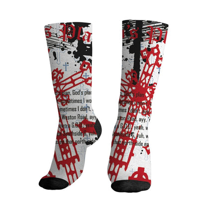 Fire-Red-5s-NastyJamz-Socks-Match-Pattern-God&