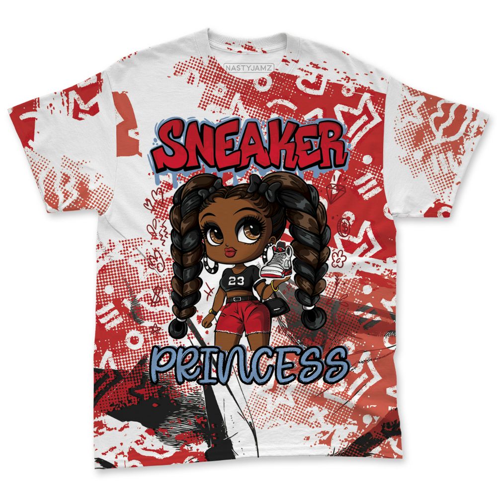 Fire-Red-5s-NastyJamz-T-Shirt-Match-Sneaker-Princess-All-Over-Print