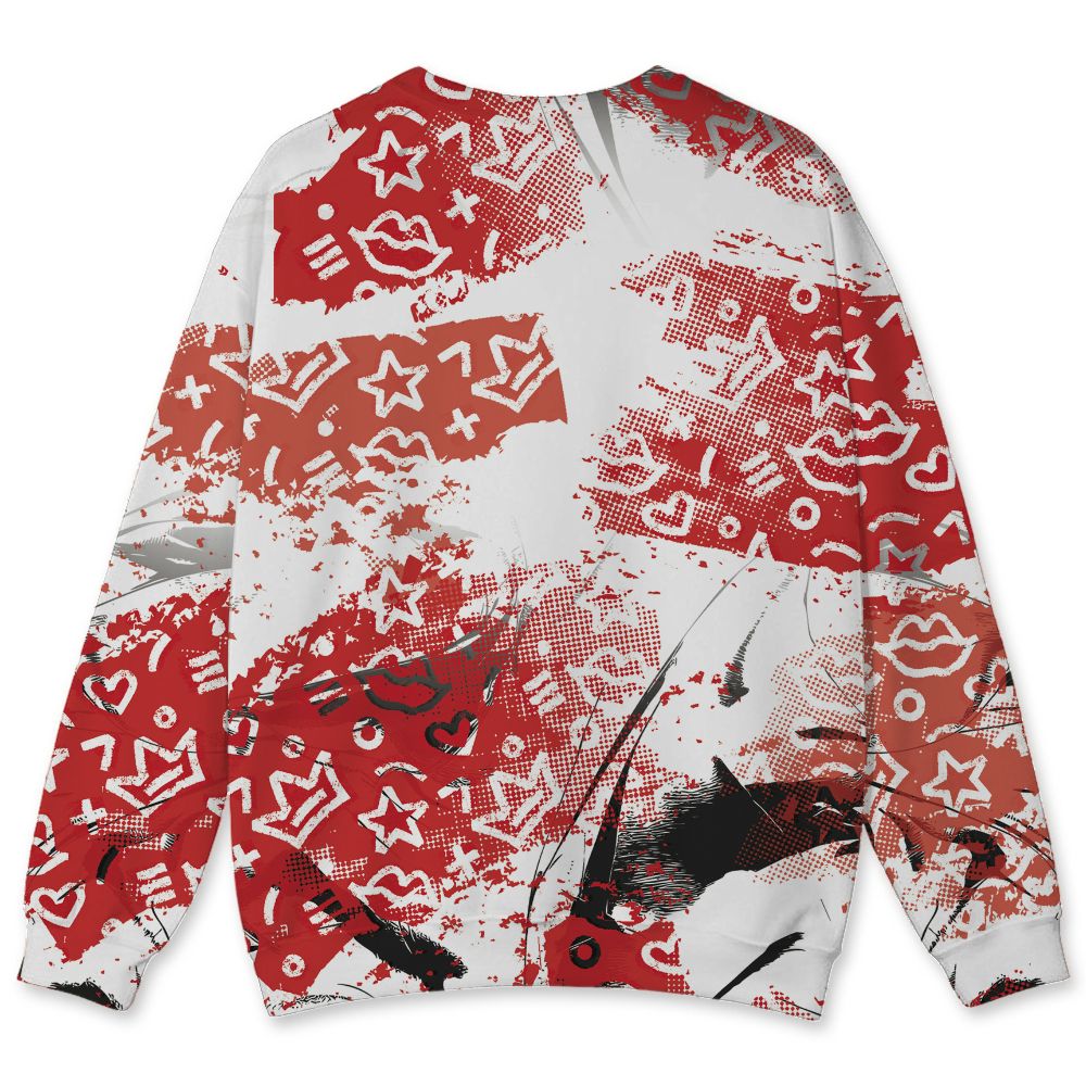 Fire-Red-5s-NastyJamz-Sweatshirt-Match-Sneaker-Princess-All-Over-Print