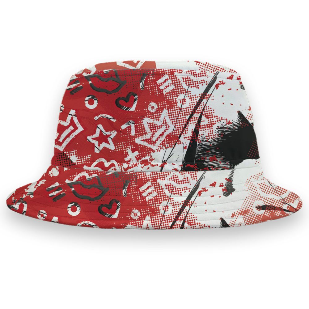 Fire-Red-5s-NastyJamz-Bucket-Hat-Match-Sneaker-Princess-All-Over-Print