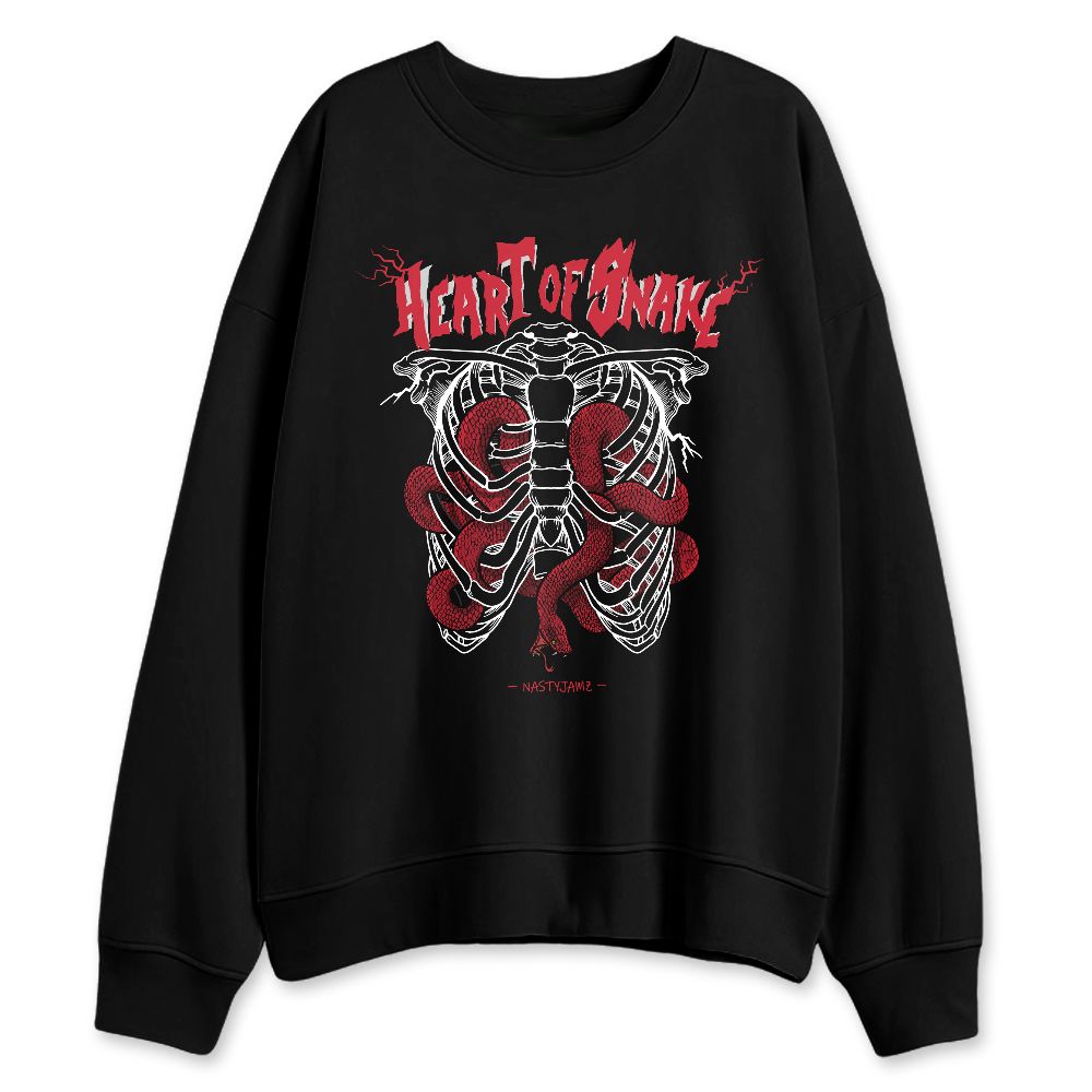 Fire-Red-5s-NastyJamz-Sweatshirt-Match-Heart-Of-Snake