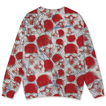 Fire-Red-5s-NastyJamz-Sweatshirt-Match-We-Are-Venin-All-Over-Print