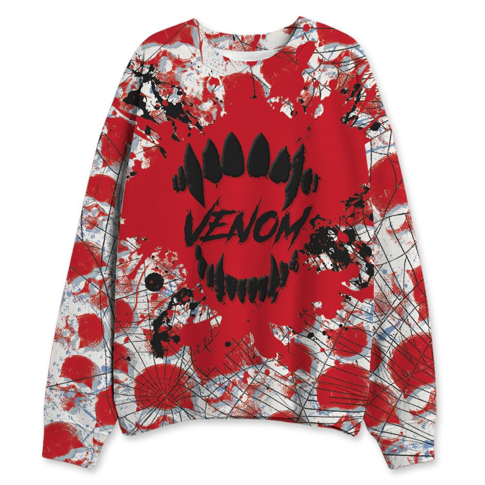 Fire-Red-5s-NastyJamz-Sweatshirt-Match-We-Are-Venin-All-Over-Print