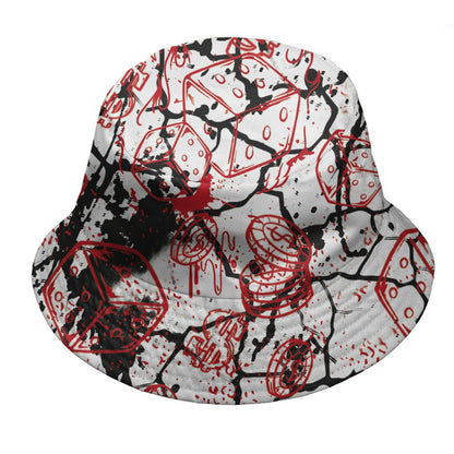 Fire-Red-5s-NastyJamz-Bucket-Hat-Match-Hustle-Casino-BER-All-Over-Print