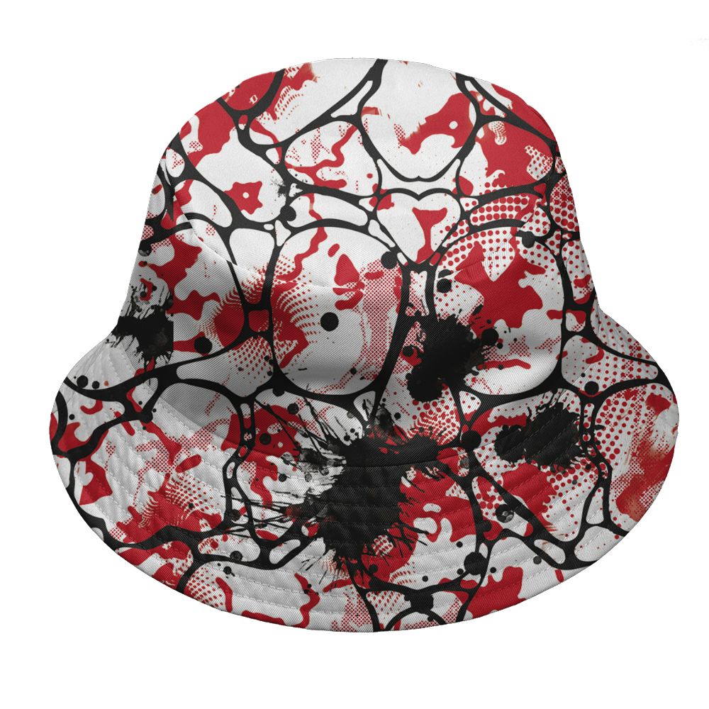 Fire-Red-5s-NastyJamz-Bucket-Hat-Match-Paranoia-Money-Ber-All-Over-Print
