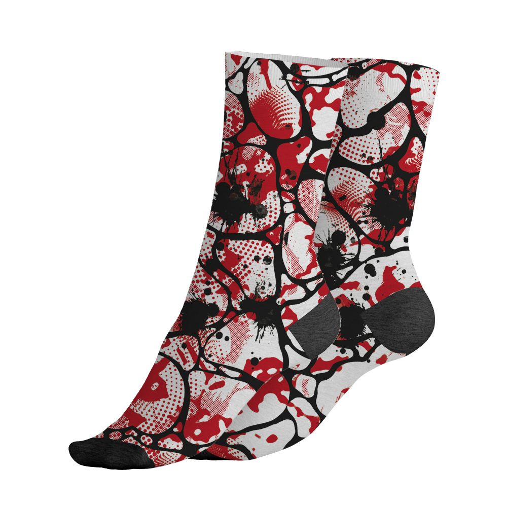 Fire-Red-5s-NastyJamz-Socks-Match-Paranoia-Money-Ber-All-Over-Print