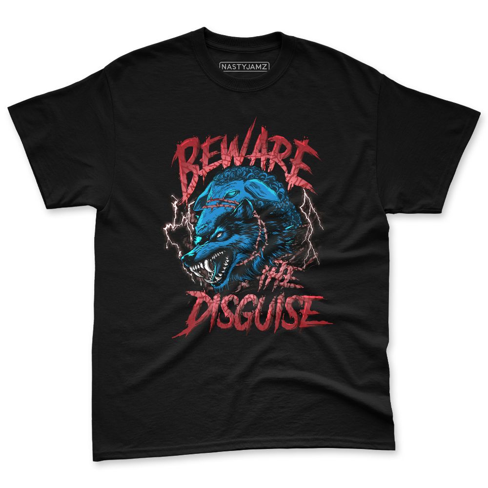 Spizike-Bordeaux-NastyJamz-Premium-T-Shirt-Match-Beware-The-Disguise