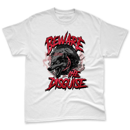 Fire-Red-5s-NastyJamz-Premium-T-Shirt-Match-Beware-The-Disguise