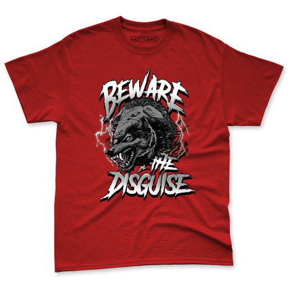 Fire-Red-5s-NastyJamz-Premium-T-Shirt-Match-Beware-The-Disguise