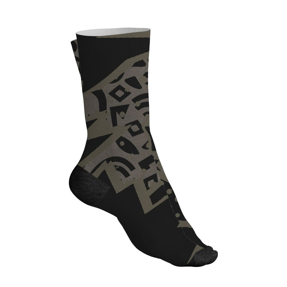Cave-Stone-4s-NastyJamz-Socks-Match-Pattern-Geometric-All-Over-Print
