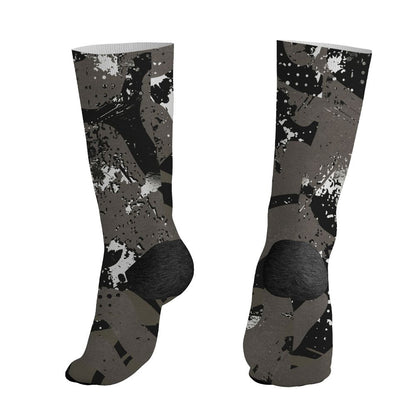 Cave-Stone-4s-NastyJamz-Socks-Match-Pattern-Be-Happy-All-Over-Print