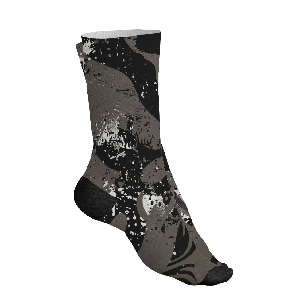 Cave-Stone-4s-NastyJamz-Socks-Match-Pattern-Be-Happy-All-Over-Print